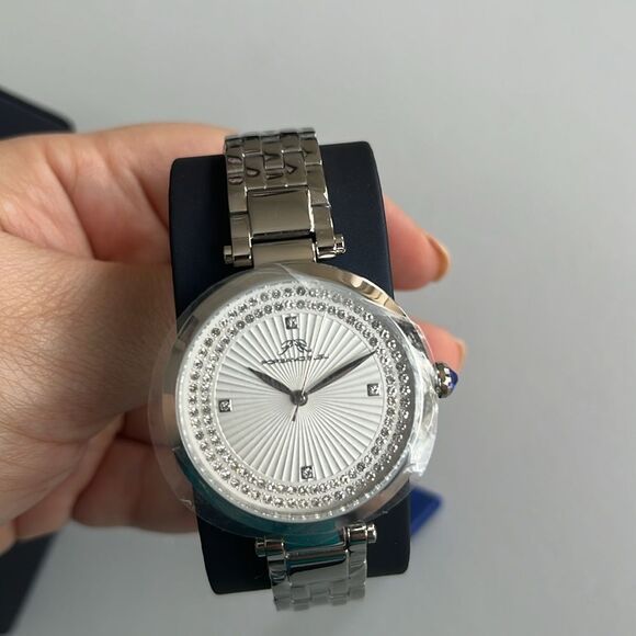Porsamo bleu natalie bracelet watch, 36mm all stainless steel silver watch main image 9